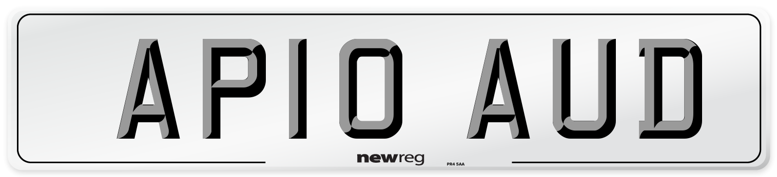 AP10 AUD Number Plate from New Reg